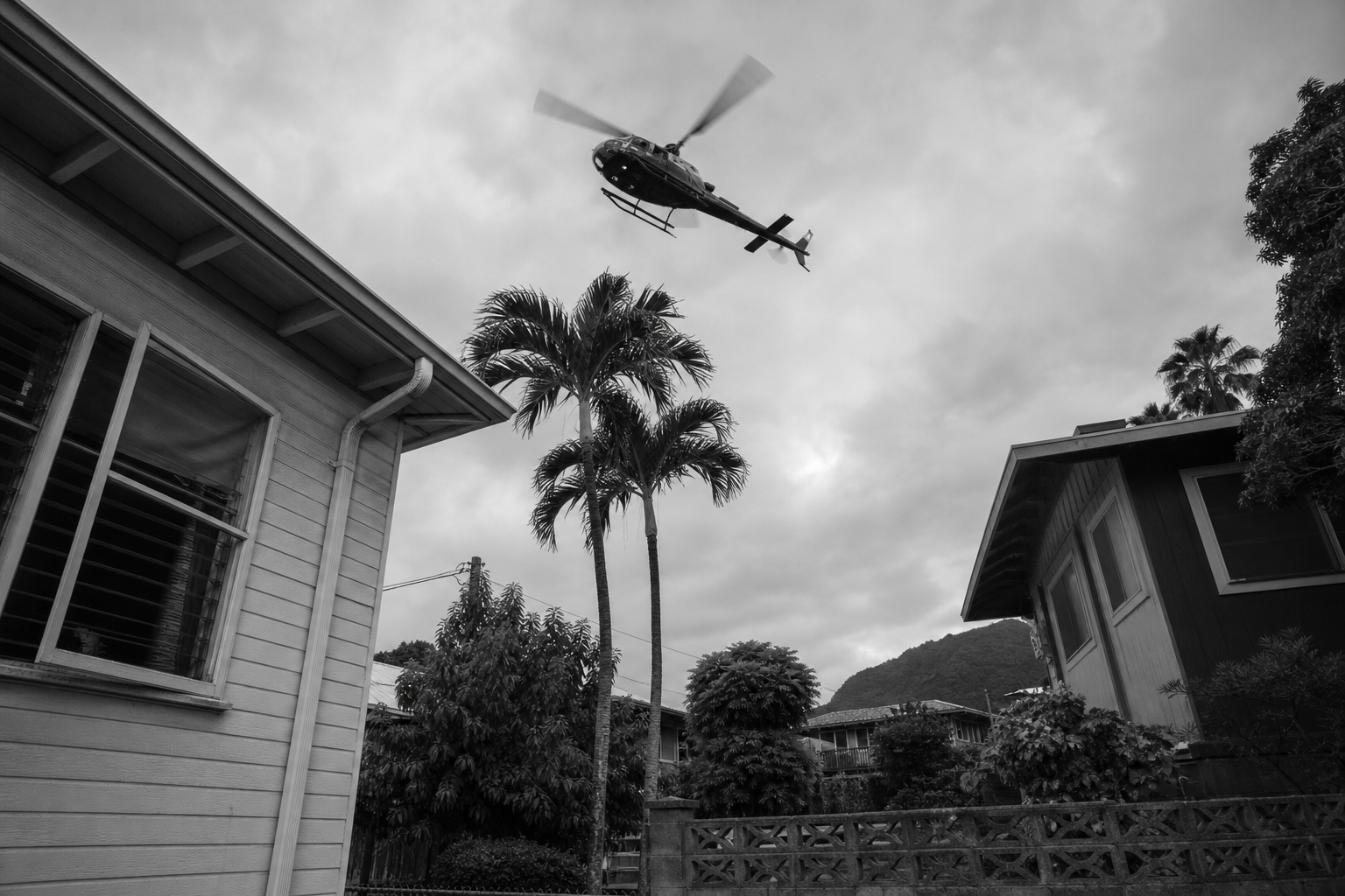 Reported Helicopter Overflight in Honolulu