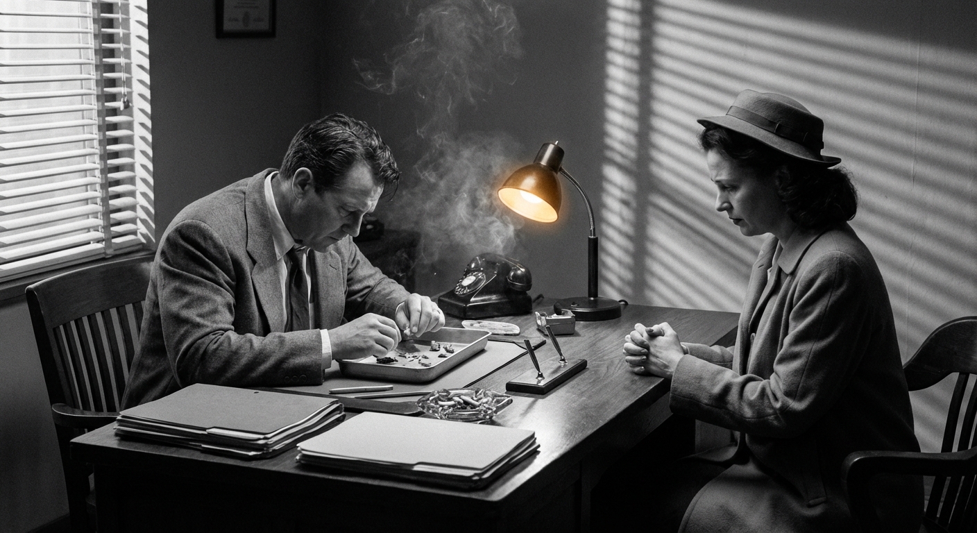 Early skepticism: interview at a desk
