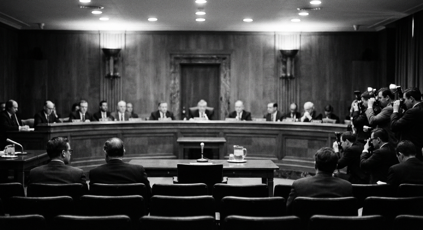 Congressional pressure: hearing atmosphere
