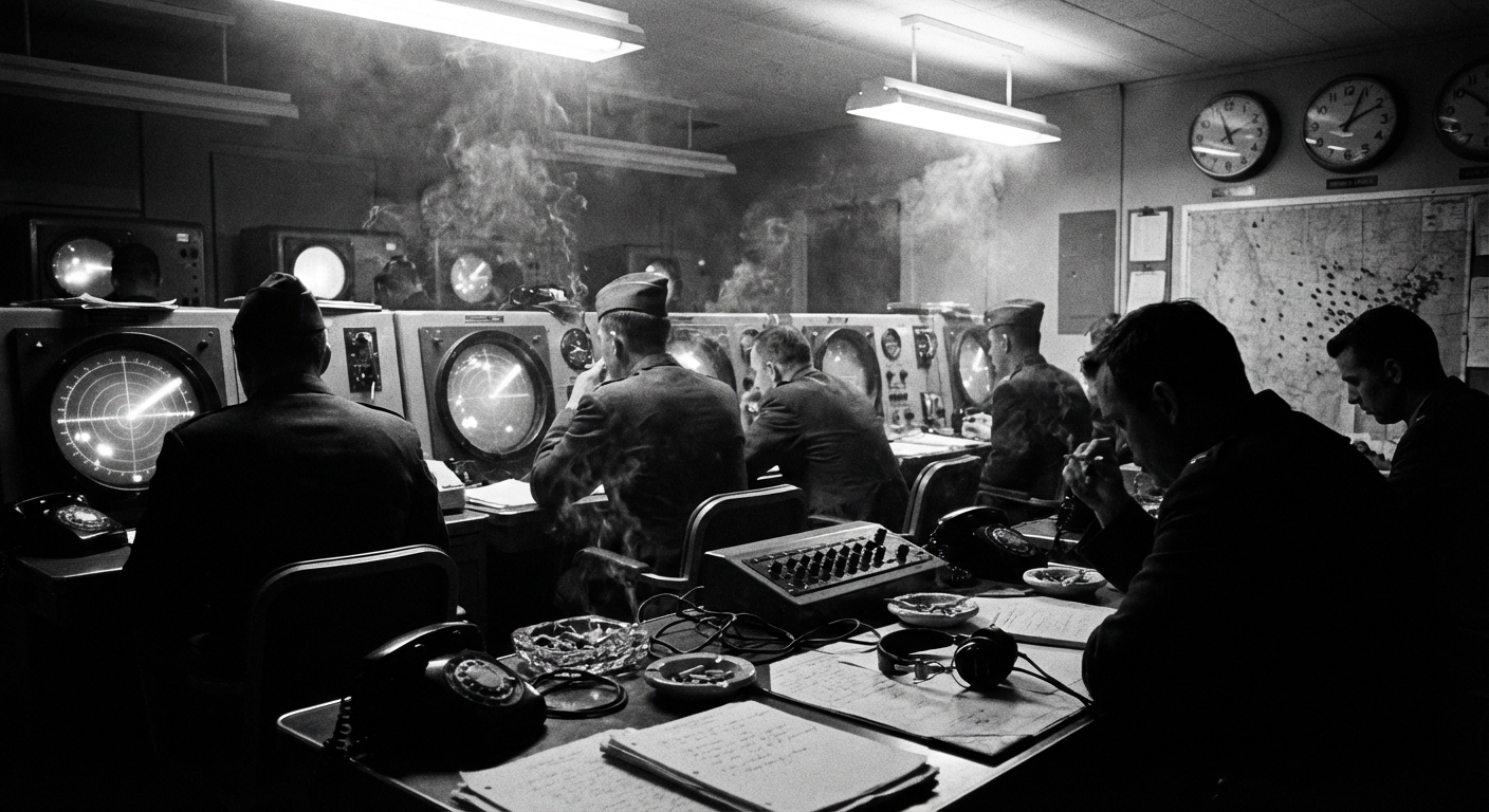 Cold War radar room