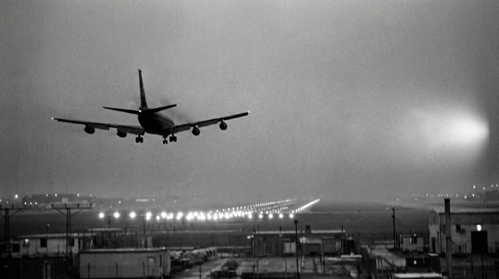 Emergency landing at Manises, 1979