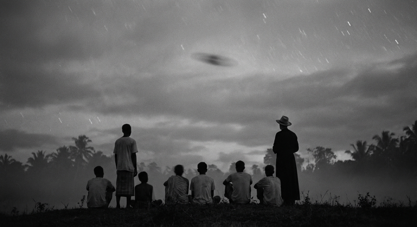 Night-by-night timeline feel: witnesses watching sky