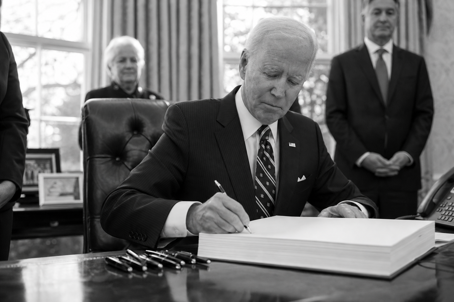Presidential signing of defense legislation