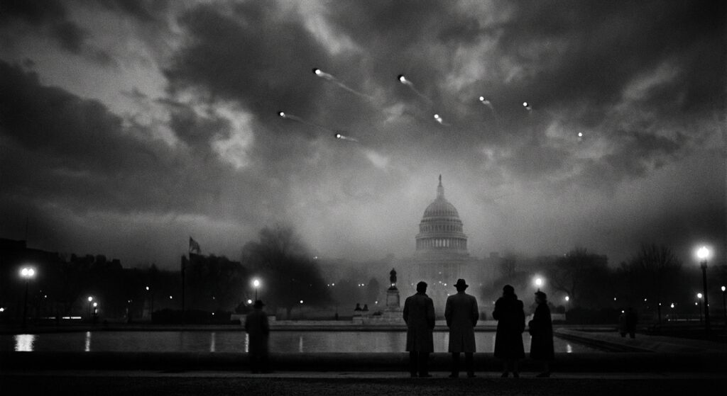 Capitol Under Unknown Lights